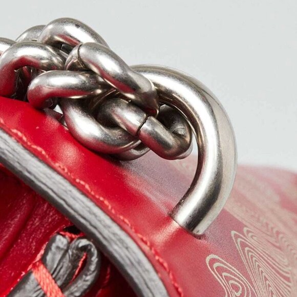 Gucci Red Leather Chinese New Year Mini Dionysus Shoulder Bag - Picture 6 of 12